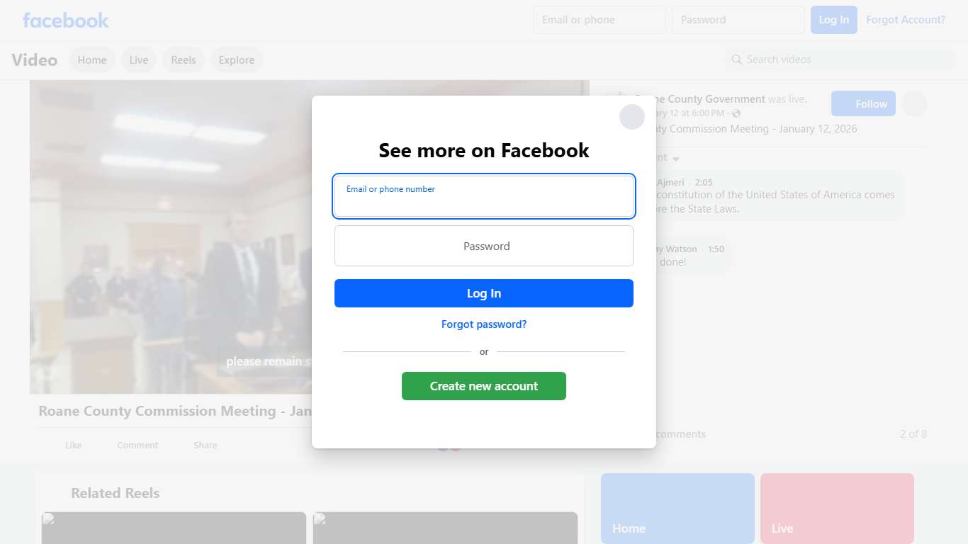 Roane County Commission Meeting - January 12, 2026 Roane County Government Facebook